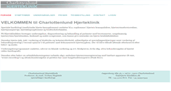 Desktop Screenshot of hjerte-klinikken.dk